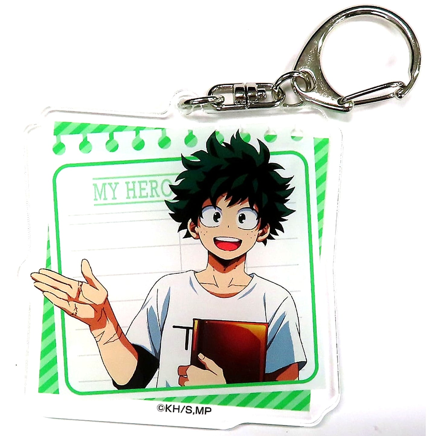Izuku Midoriya My Hero Academia x TOWER RECORDS CAFE 2023 Original Illustration Acrylic Keychain [USED]