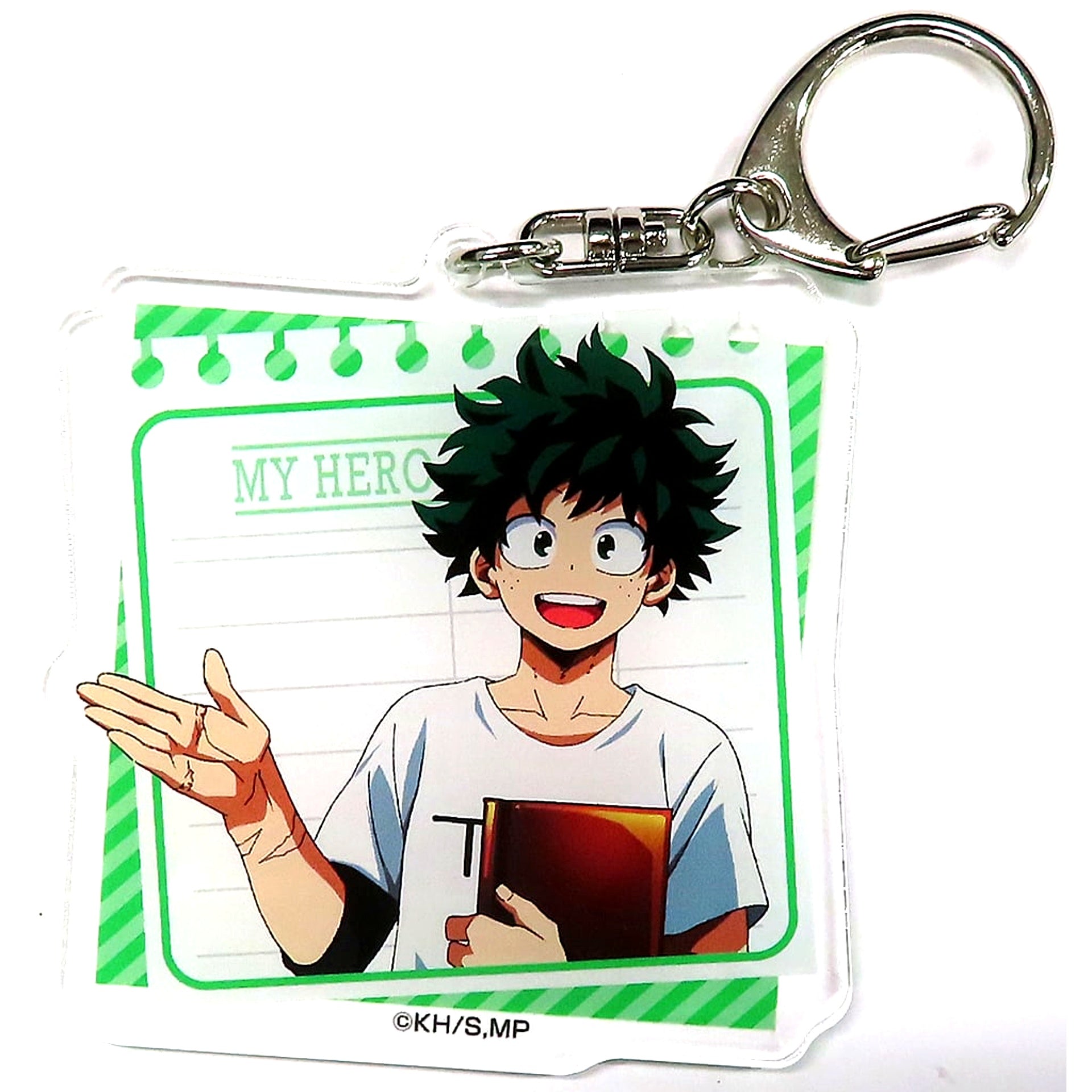 Izuku Midoriya My Hero Academia x TOWER RECORDS CAFE 2023 Original Illustration Acrylic Keychain [USED]