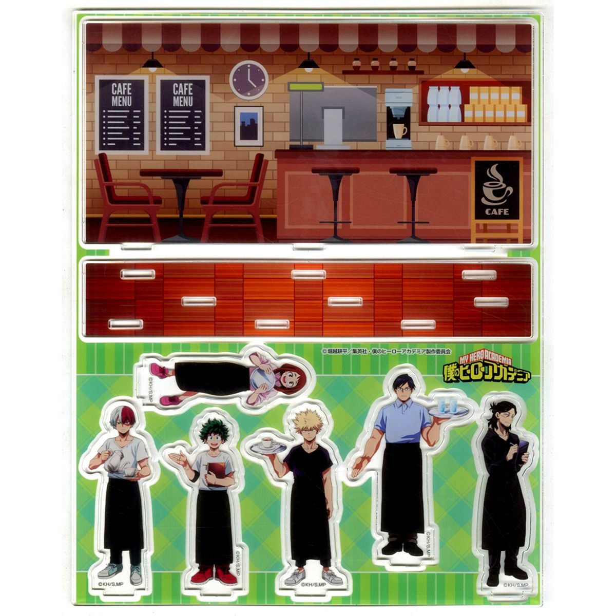 Group Illustration Acrylic Diorama My Hero Academia x TOWER RECORDS CAFE 2023 [USED]