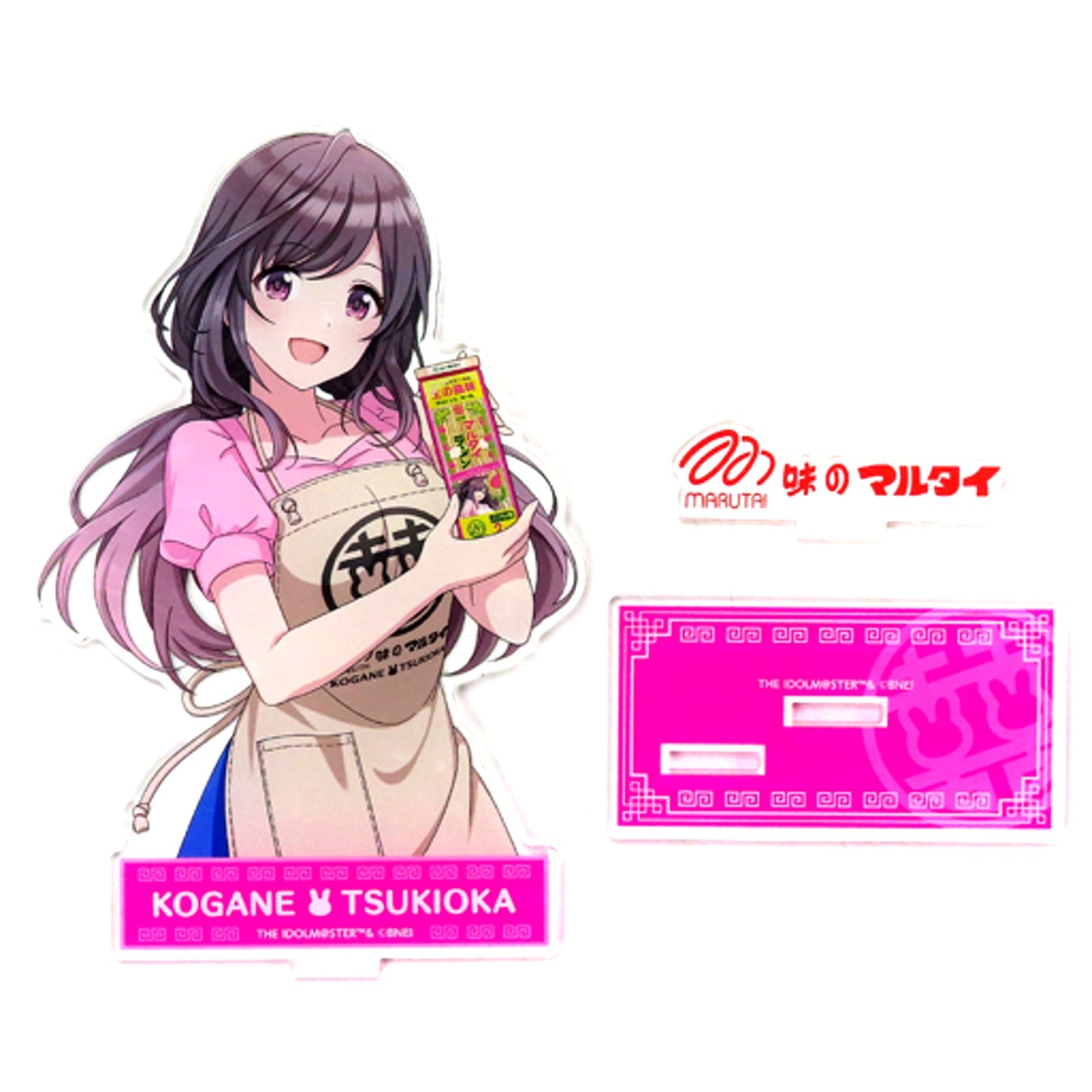 Kogane Tsukioka THE IDOLM@STER SHINY COLORS Acrylic Stand Aji no Marutai Collabo Bo Ramen Bonus [USED]