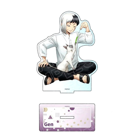Gen Asagiri Dr. STONE With Cat Ver. Acrylic Figure Jump Festa 2024 Goods [USED]