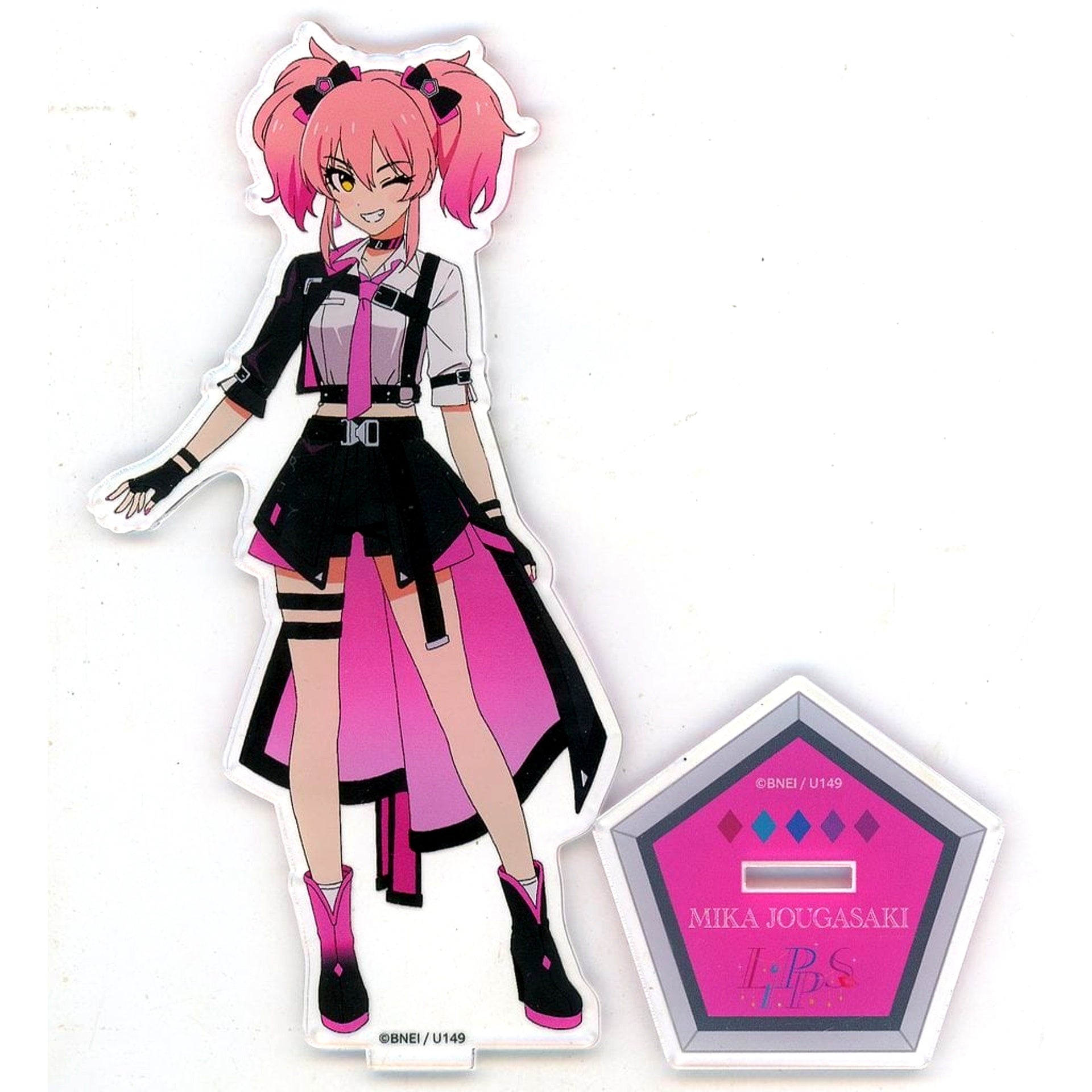 Mika Jougasaki The Idolmaster Cinderella Girls U149 Official Acrylic Stand LiPPS ver. [USED]