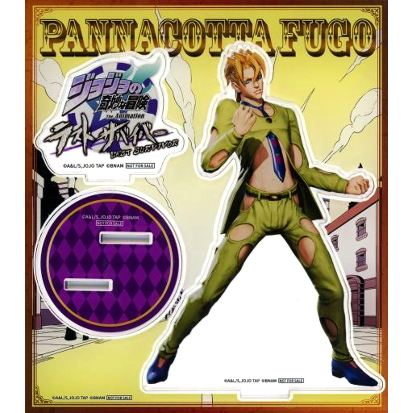 Pannacotta Fugo Character Acrylic Stand JoJo's Bizarre Adventure Last Survivor Original Goods Get Campaign 2nd Point Exchange Prize [USED]