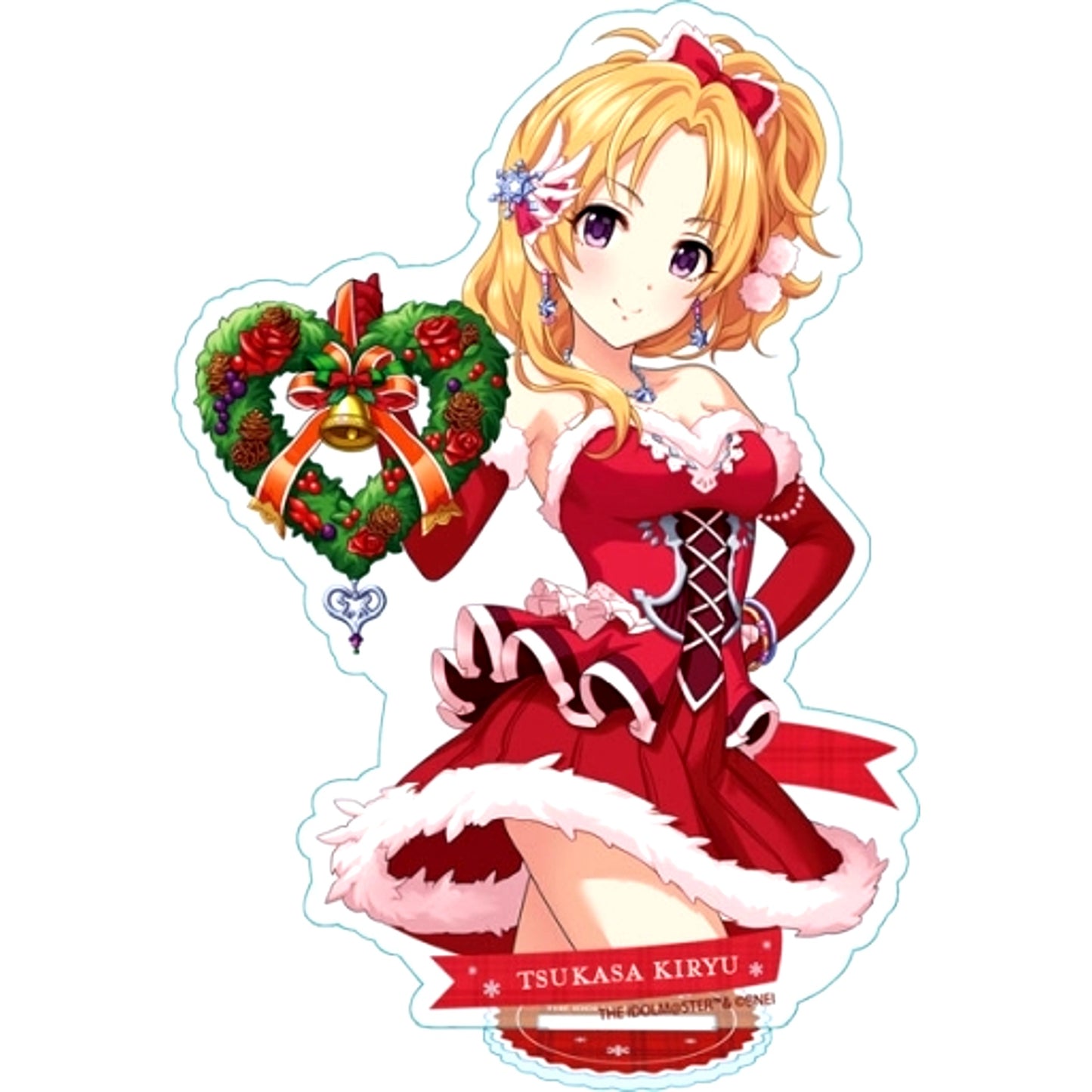 Tsukasa Kiryu The Idolm@ster Cinderella Girls Acrylic Stand T.B. Christmas + Ver. [USED]