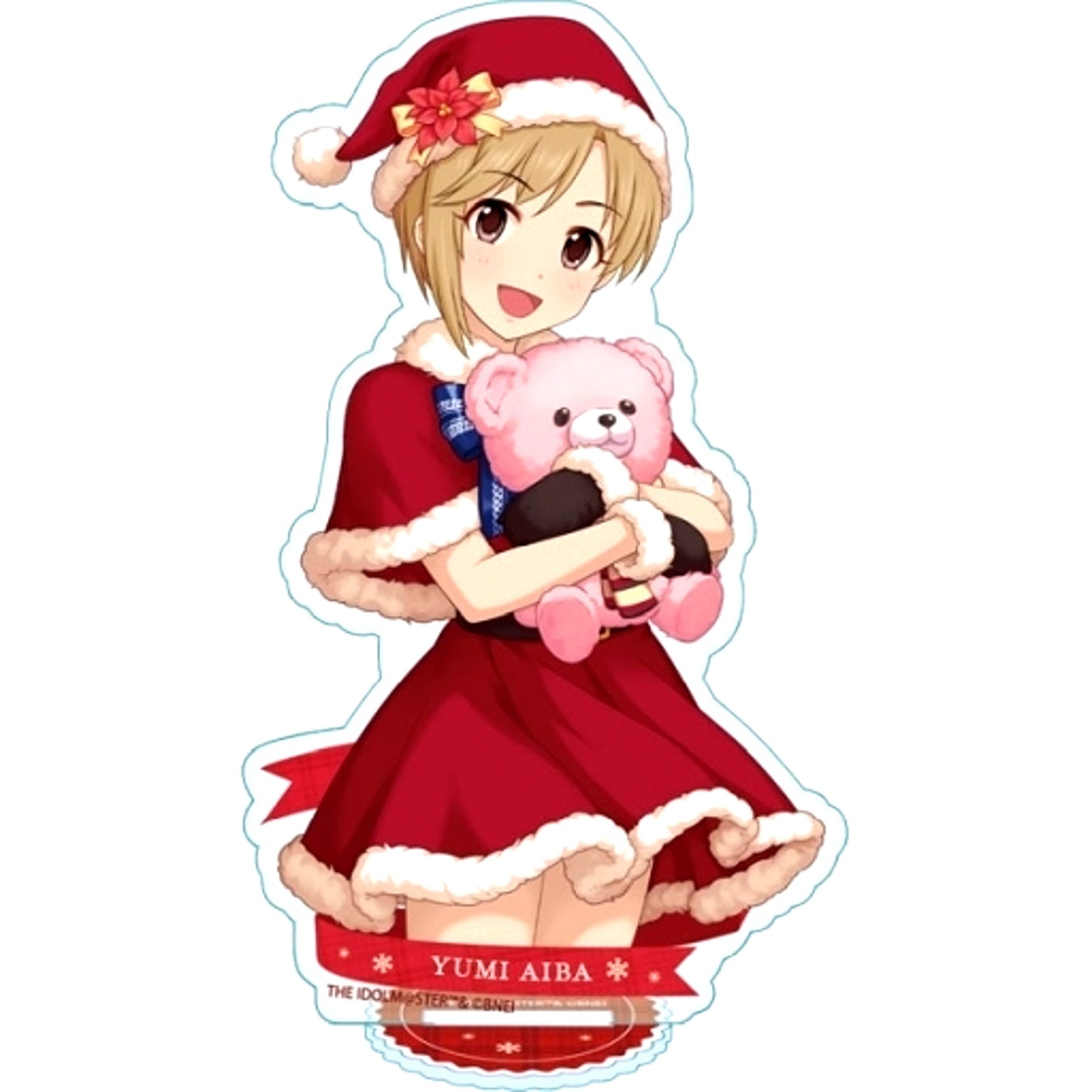 Yumi Aiba The Idolm@ster Cinderella Girls Acrylic Stand Christmas Holiday + Ver. [USED]