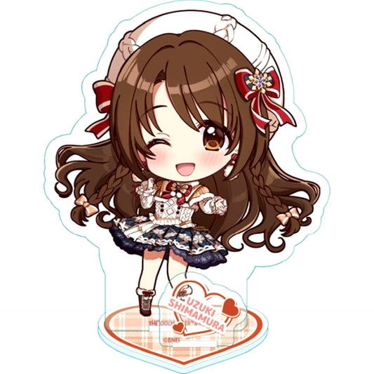 Uzuki Shimamura The Idolmaster Cinderella Girls Puchi Choco Acrylic Stand [USED]