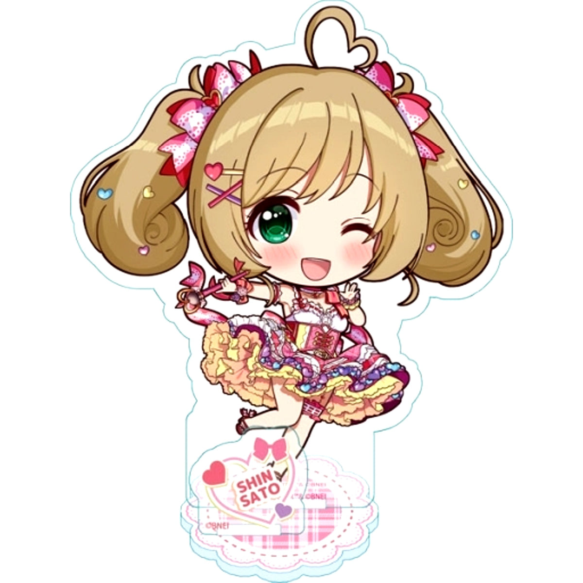 Shin Sato The Idolmaster Cinderella Girls Puchi Choco Acrylic Stand [USED]