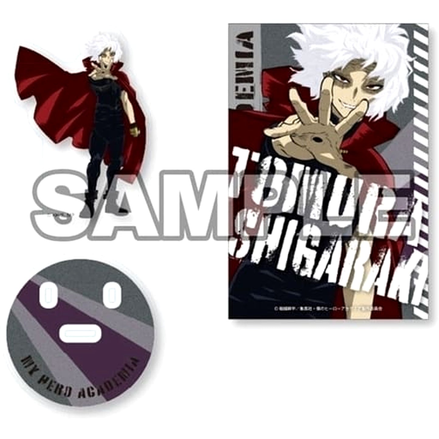 My Hero Academia Tomura Shigaraki Acrylic Stand with Background Postcard Acrylic Stands [USED]