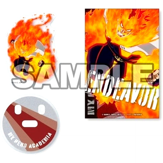 Endeavor My Hero Academia Background Postcard Included Acrylic Stand [USED]
