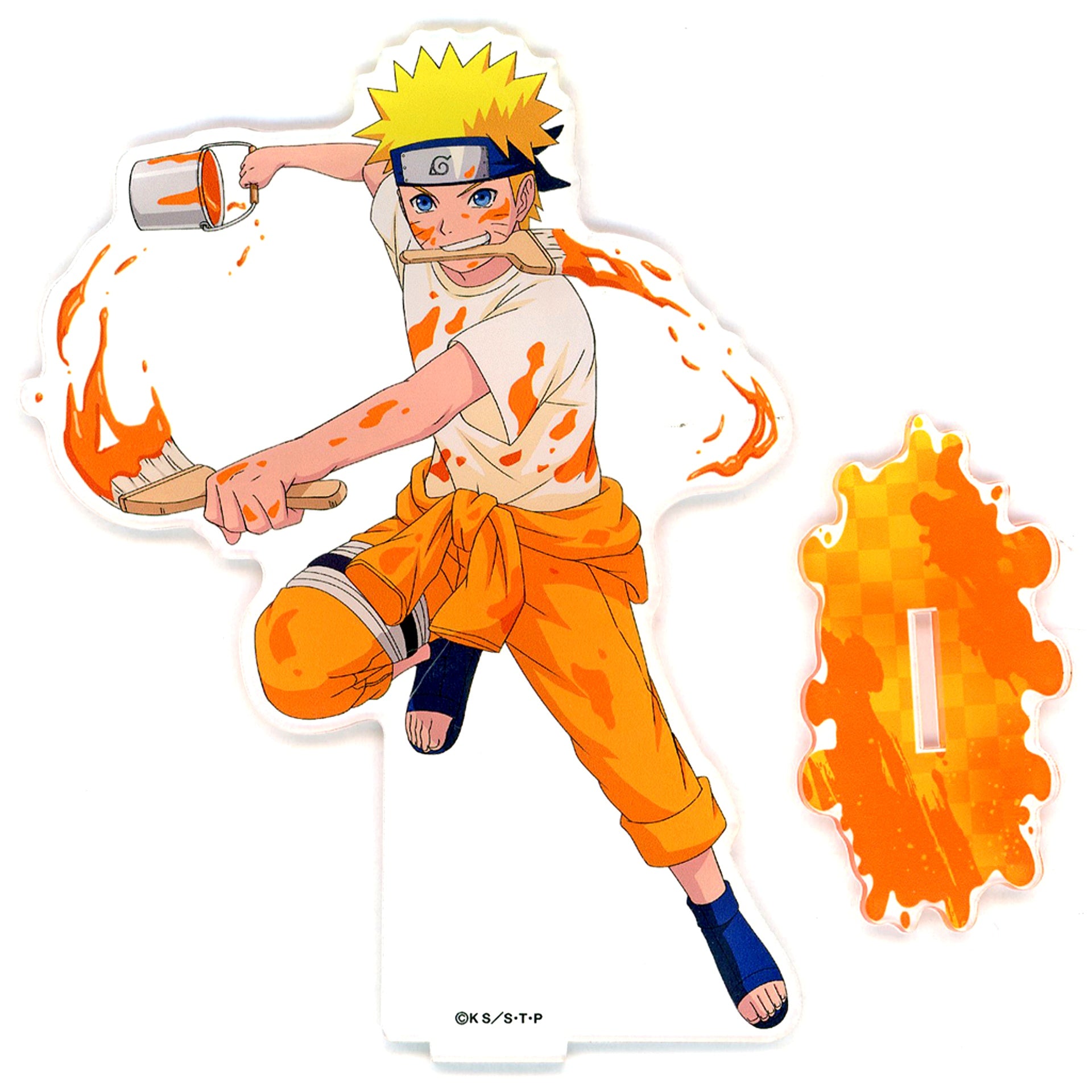 Naruto Uzumaki Naruto Shippuden Paint Acrylic Stand Pop-Up Store PickUp Ranking Shibuya Chikamichi [USED]