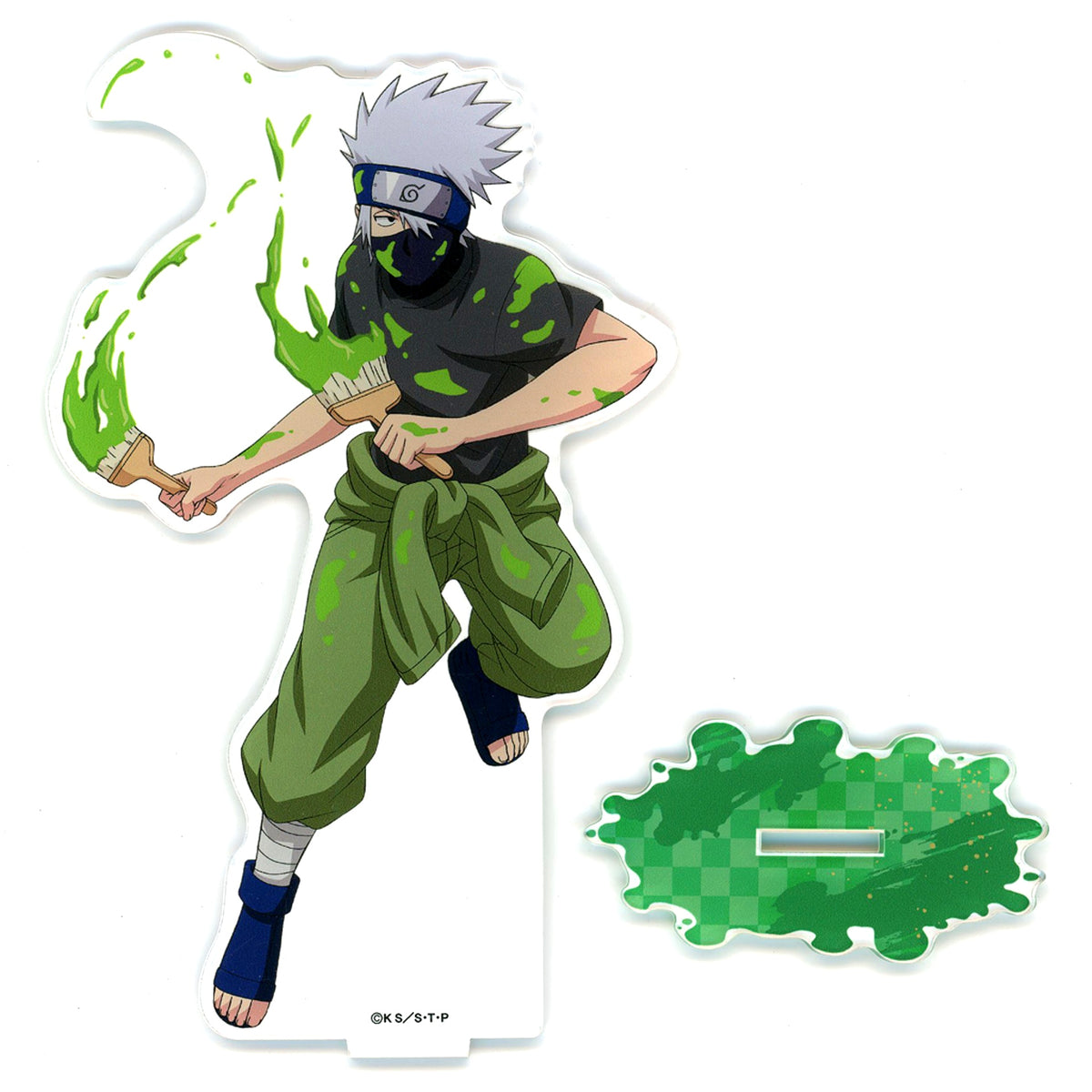 Kakashi Hatake Paint Acrylic Stand Naruto Shippuden Pop-Up Store PickUp Rankin Shibuya Chikamichi [USED]