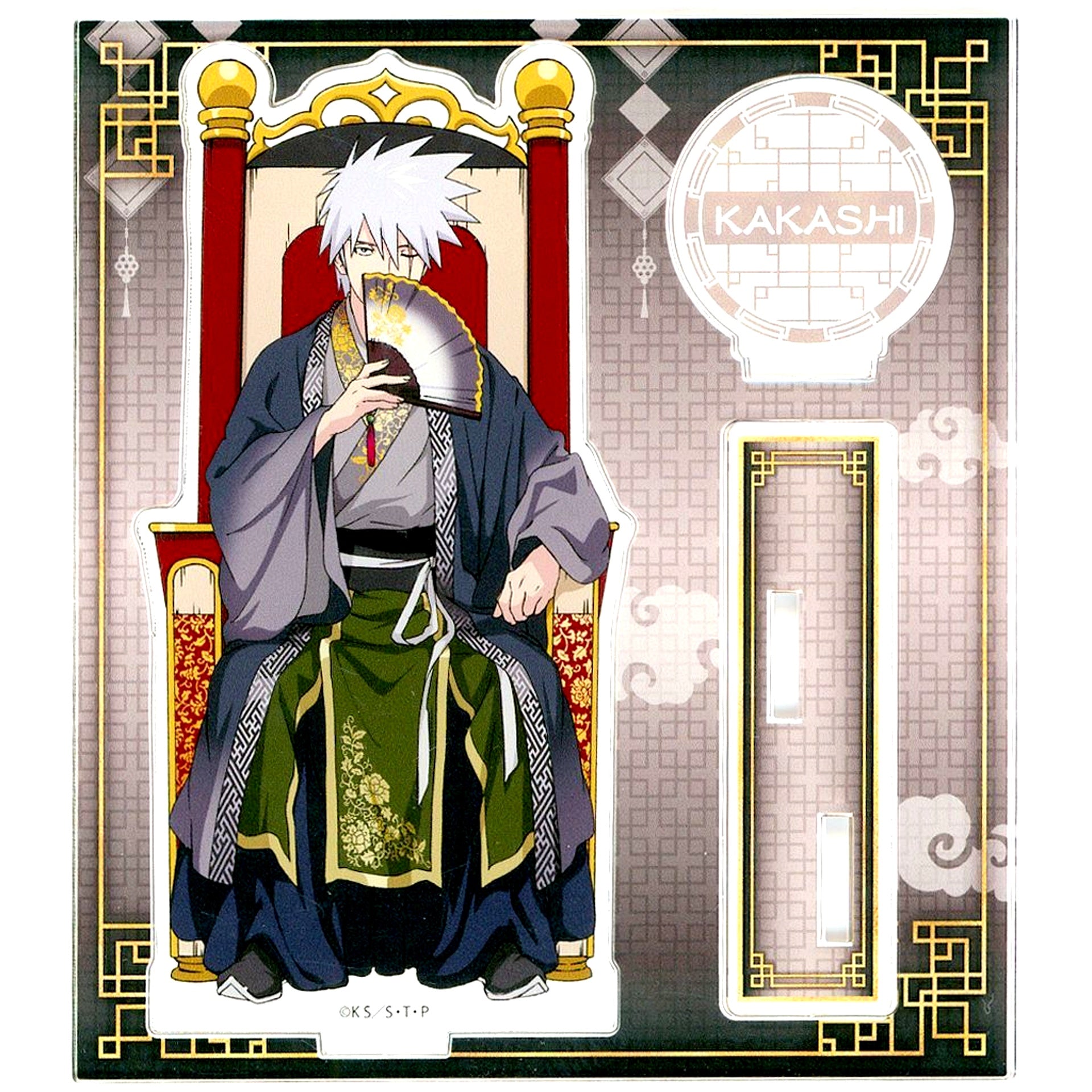 Kakashi Hatake Naruto Shippuden Throne Ver. Acrylic Stand Goods Fair in Animate [USED]