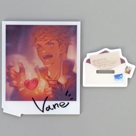 Granblue Fantasy Vane Valentine Card Acrylic Stand Granblue Festival 2023 Exclusive Acrylic Stands [USED]