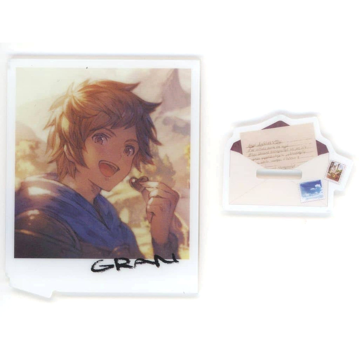 Granblue Fantasy Gran Valentine Card Acrylic Stand Granblue Festival 2023 Exclusive Acrylic Stands [USED]