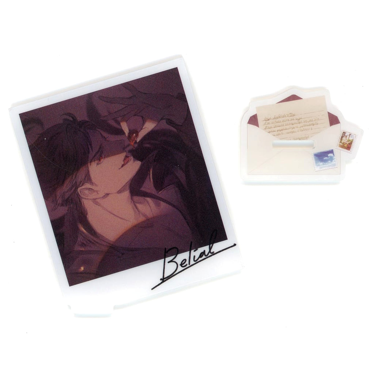 Granblue Fantasy Belial Valentine Card Acrylic Stand Granblue Festival 2023 Exclusive Acrylic Stands [USED]