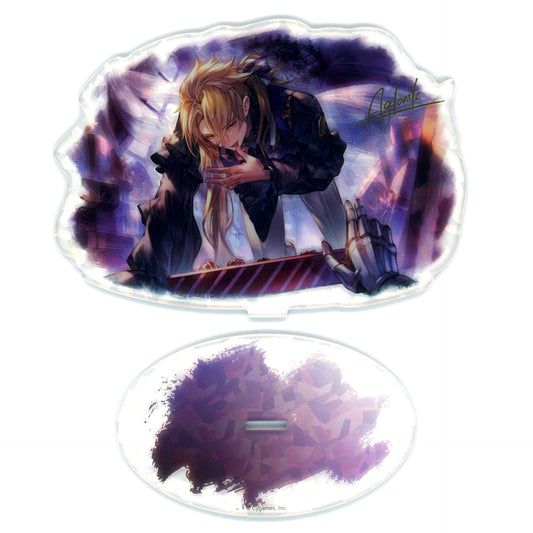 Granblue Fantasy Aglovale Valentine Version Holographic Acrylic Stand Granblue Festival 2023 Exclusive Acrylic Stands [USED]