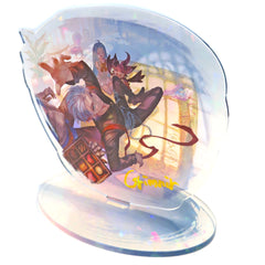 Granblue Fantasy Grimnir Valentine Version Holographic Acrylic Stand Granblue Festival 2023 Exclusive Acrylic Stands [USED]