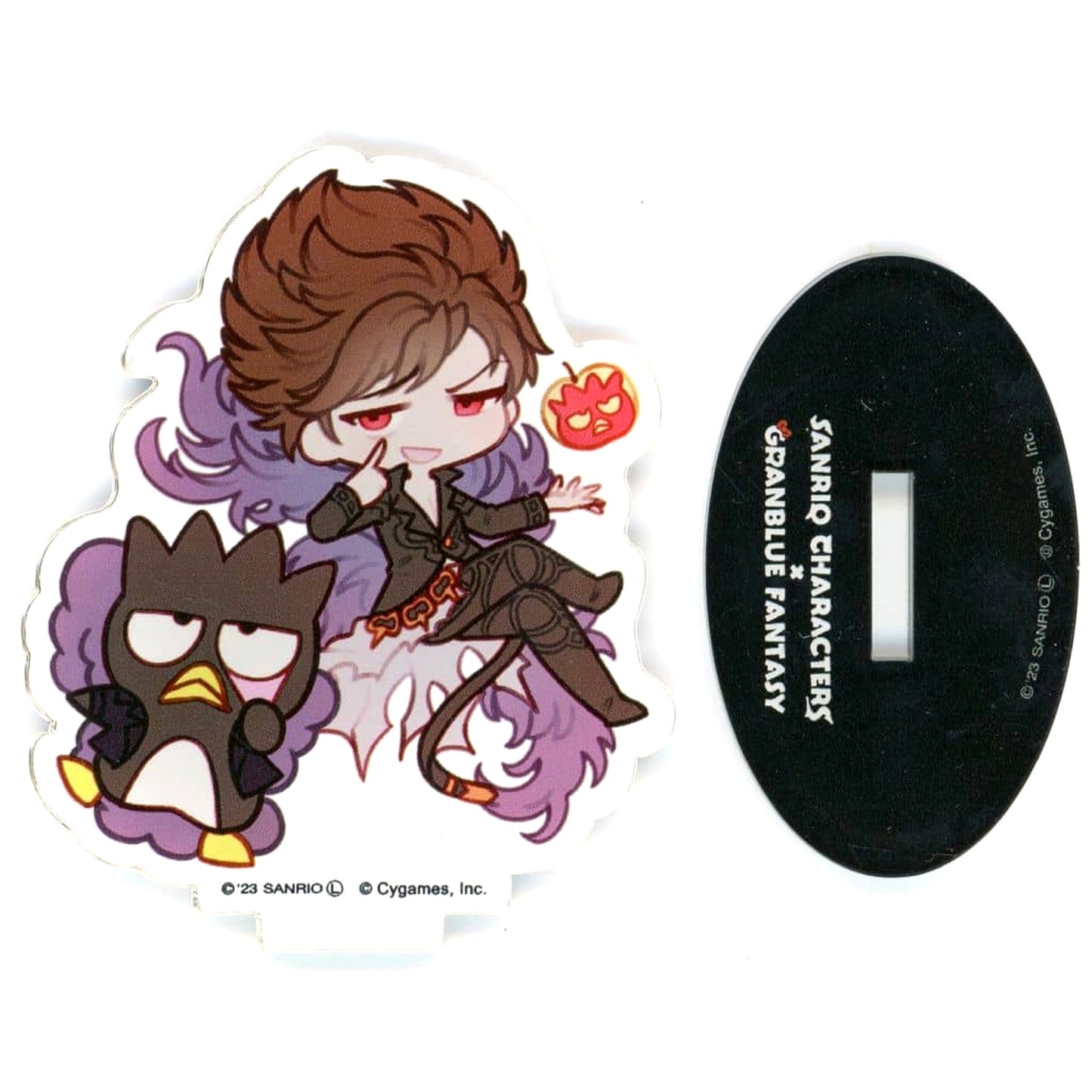 Granblue Fantasy x Sanrio Characters Belial Bad Badtz-Maru Trading Acrylic Keychain Granblue Festival 2023 Exclusive Acrylic Stands [USED]