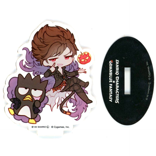 Granblue Fantasy x Sanrio Characters Belial Bad Badtz-Maru Trading Acrylic Keychain Granblue Festival 2023 Exclusive Acrylic Stands [USED]