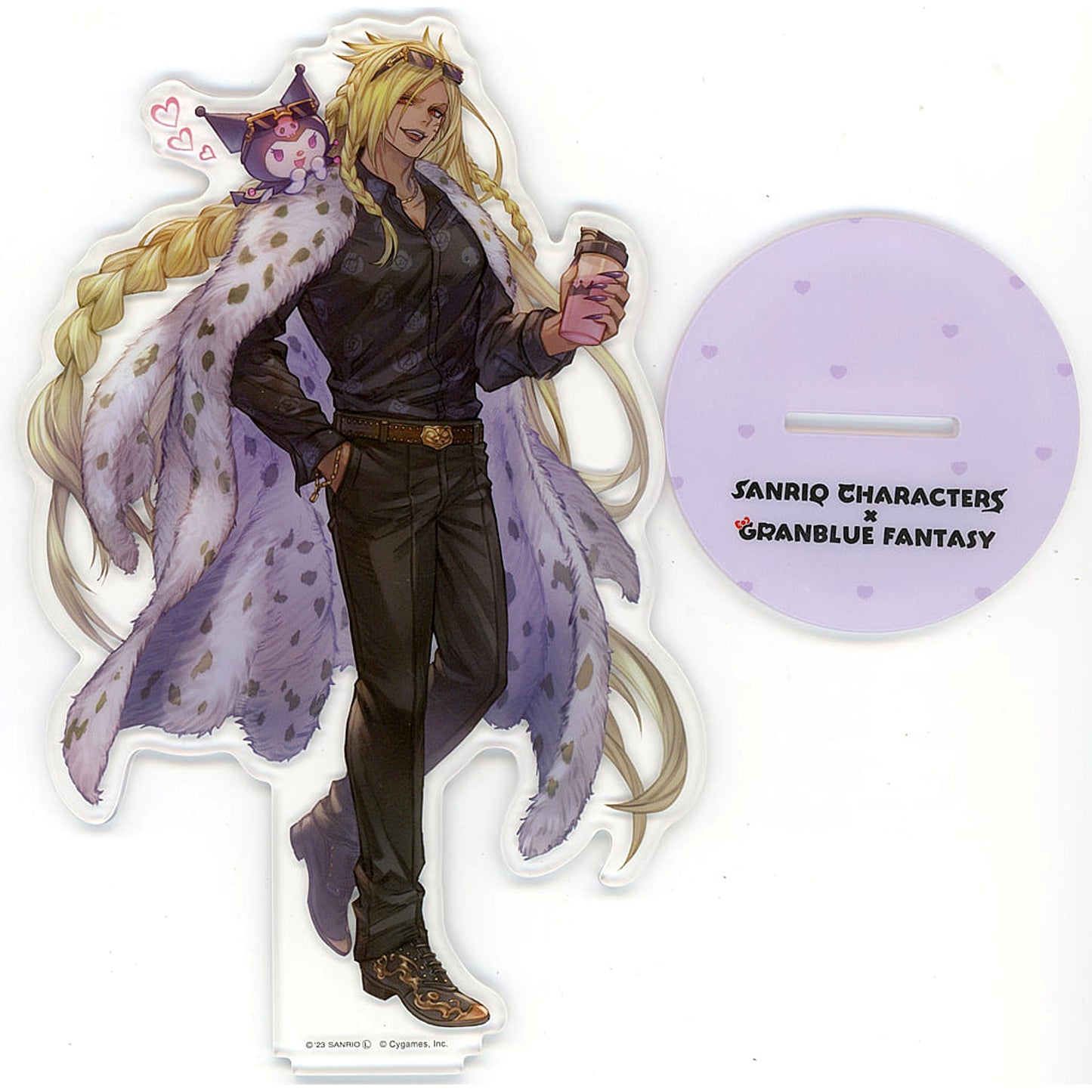 Granblue Fantasy x Sanrio Characters Kuromi Beelzebub Acrylic Stand Granblue Festival 2023 Exclusive Acrylic Stands [USED]