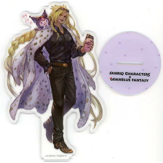 Granblue Fantasy x Sanrio Characters Kuromi Beelzebub Acrylic Stand Granblue Festival 2023 Exclusive Acrylic Stands [USED]