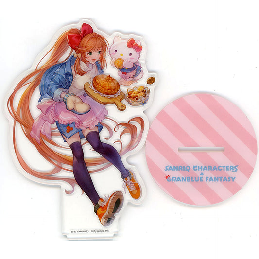 Granblue Fantasy x Sanrio Characters Hello Kitty Clarice Acrylic Stand Granblue Festival 2023 Exclusive Acrylic Stands [USED]