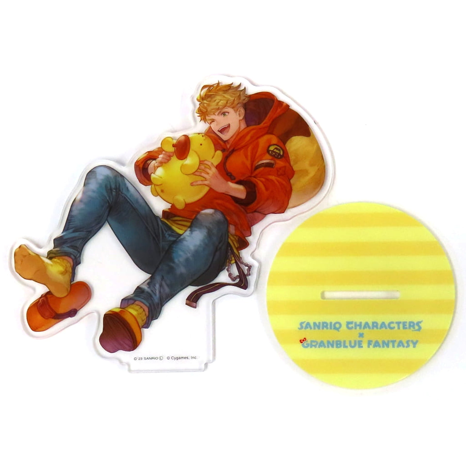 Granblue Fantasy x Sanrio Characters Pompompurin Vane Acrylic Stand Granblue Festival 2023 Exclusive Acrylic Stands [USED]