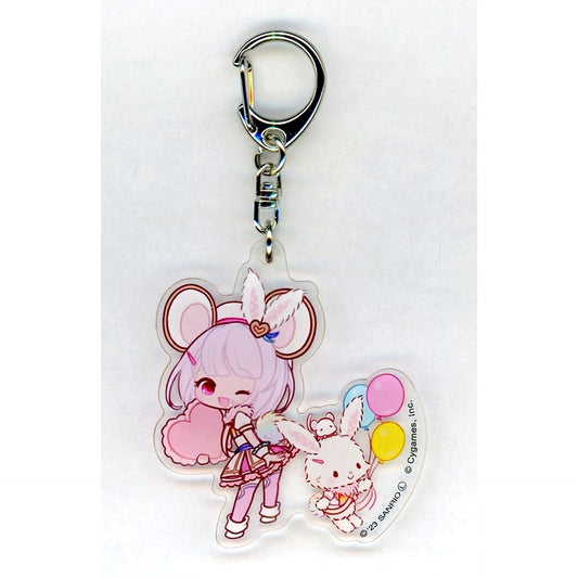 Granblue Fantasy x Sanrio Characters Vikala Wish Me Mell Trading Acrylic Keychains Granblue Festival 2023 Exclusive Keychains [USED]