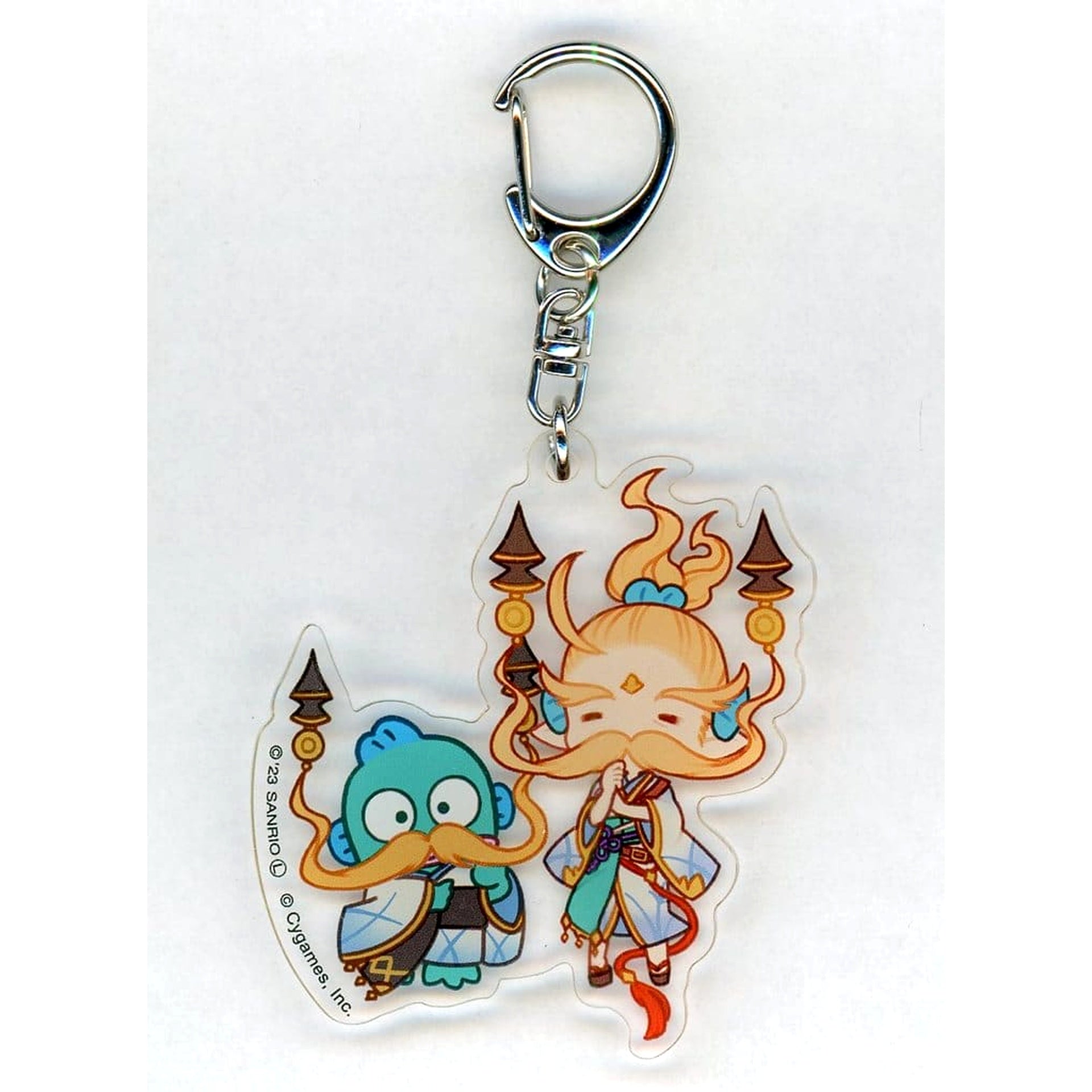 Granblue Fantasy x Sanrio Characters Anre Hangyodon Trading Acrylic Keychains Granblue Festival 2023 Exclusive Keychains [USED]