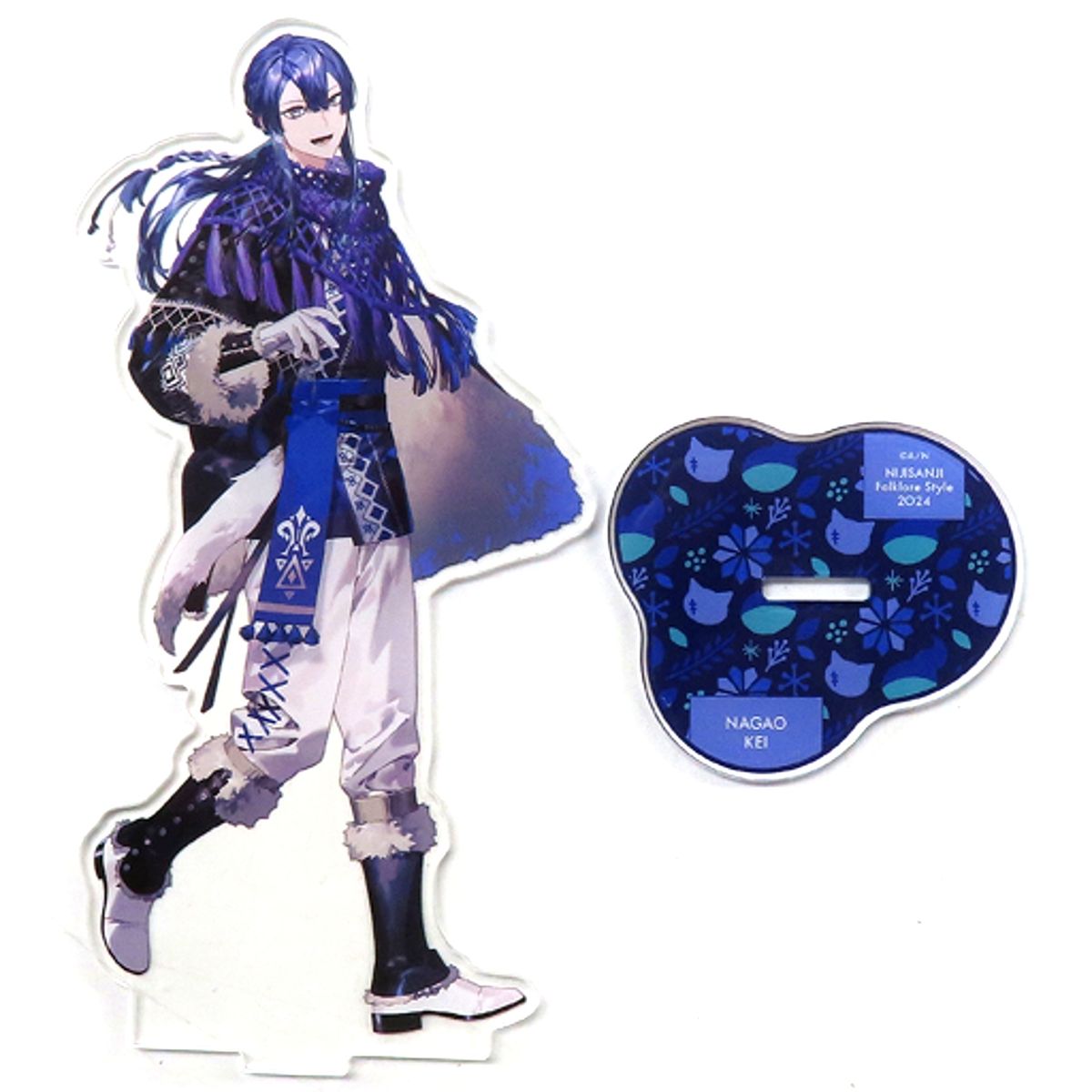 Nagao Kei Virtual YouTuber Nijisanji Acrylic Stand Folklore Style 2024 [USED]