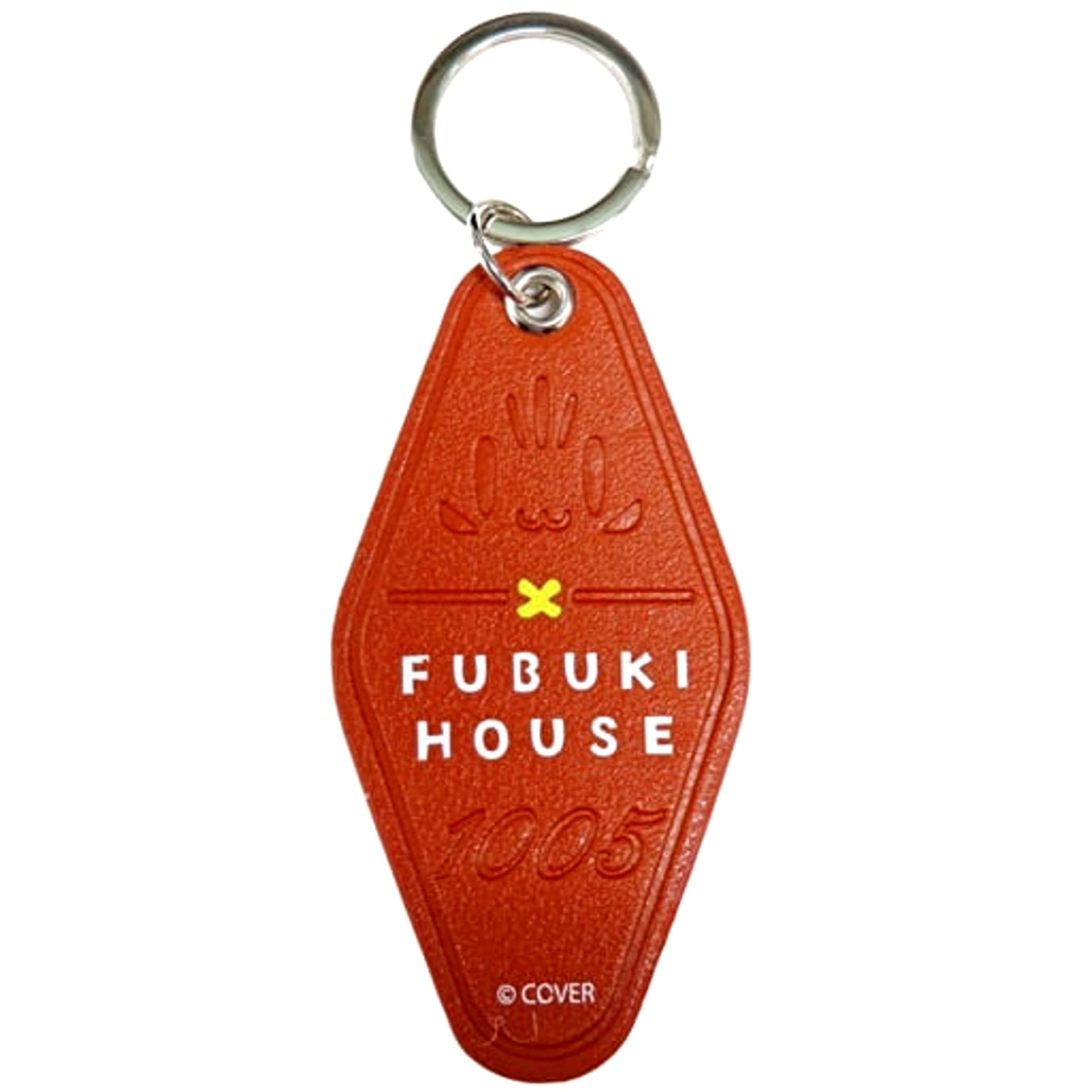 Shirakami Fubuki Hololive Leather Motel Keychain 5th Anniversary [USED]