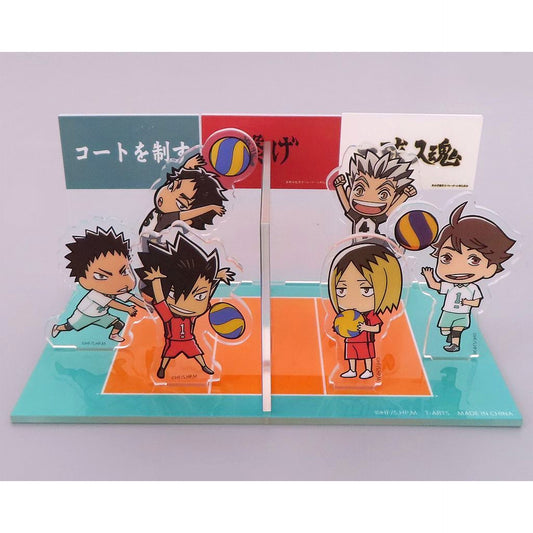 Single Item Group Acrylic Diorama Haikyu!! x Shimamura Lucky Bag 6-Piece Set - Nekoma High School / 2024 [USED]