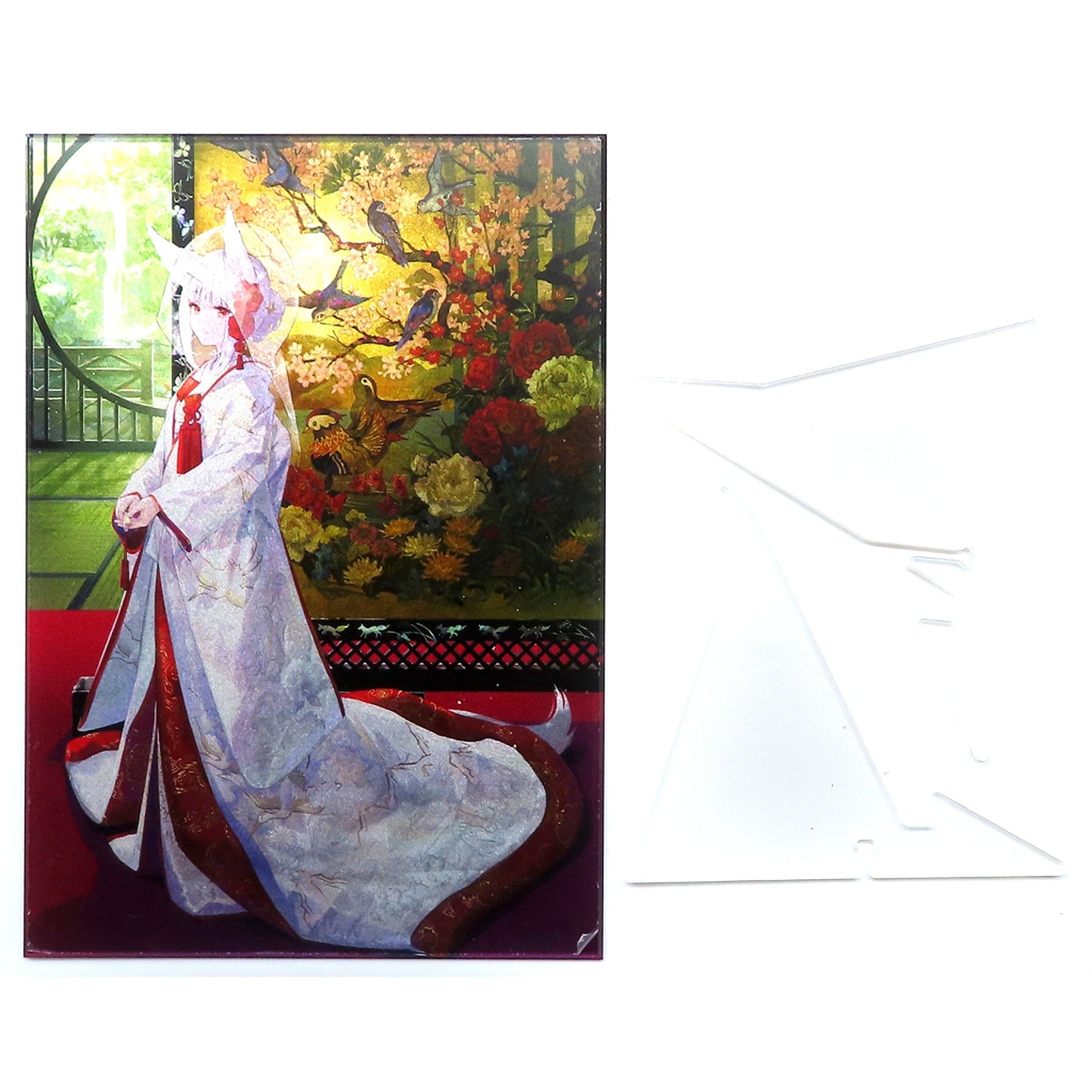 77. Fuzichoco Illustration Fox's Wedding Acrylic Art Plate 100 Artists Exhibition 12 [USED]