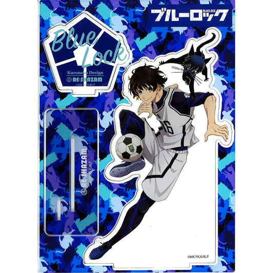 Meguru Bachira and Isagi Cat Kuroneko Design Illustration Acrylic Stand Blue Lock RE SHAZAM [USED]