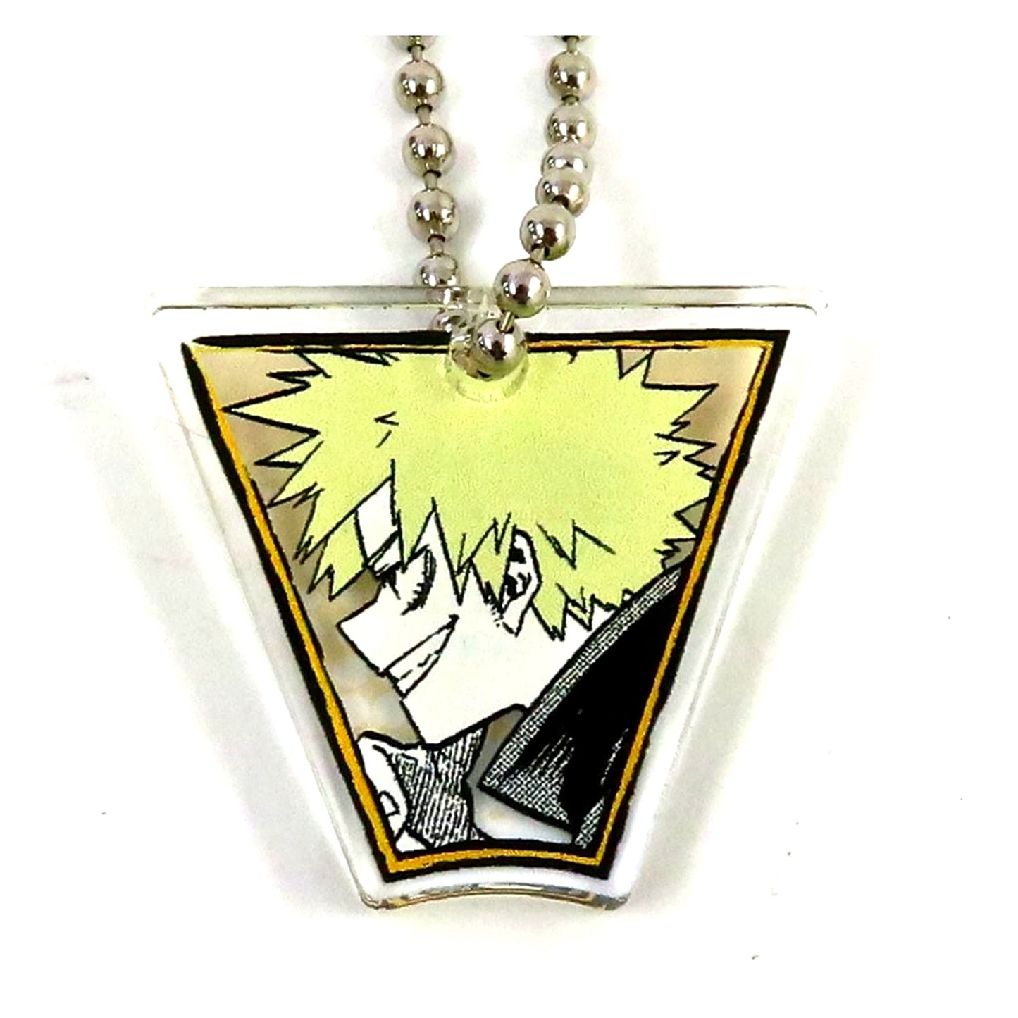 Katsuki Bakugo My Hero Academia Deku Blackwhip Gummy Included Smiling Acrylic Charm [USED]