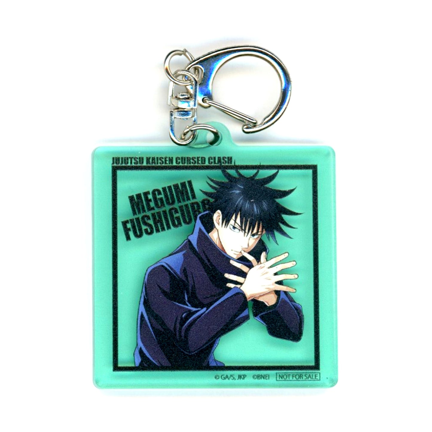 Megumi Fushiguro Jujutsu Kaisen Cursed Clash Asobi Store Jump Festa 2024 Collaboration Participant Bonus Special Acrylic Keychain [USED]