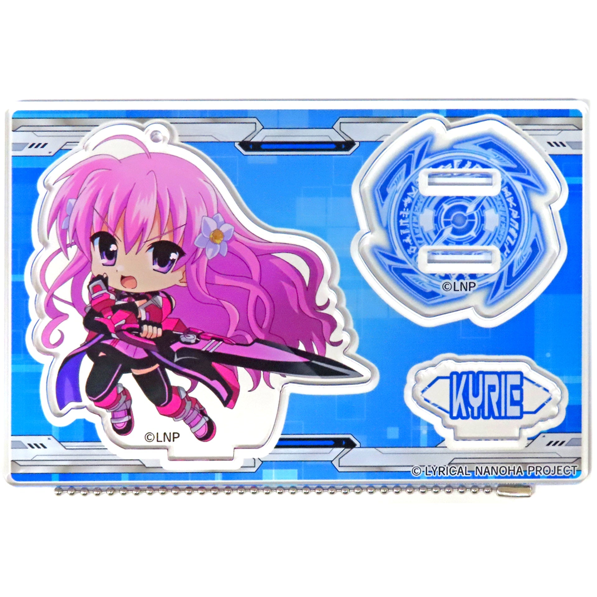 Kyrie Florian Magical Girl Lyrical Nanoha C103 Goods Illustration Acrylic Stand Keychain [USED]