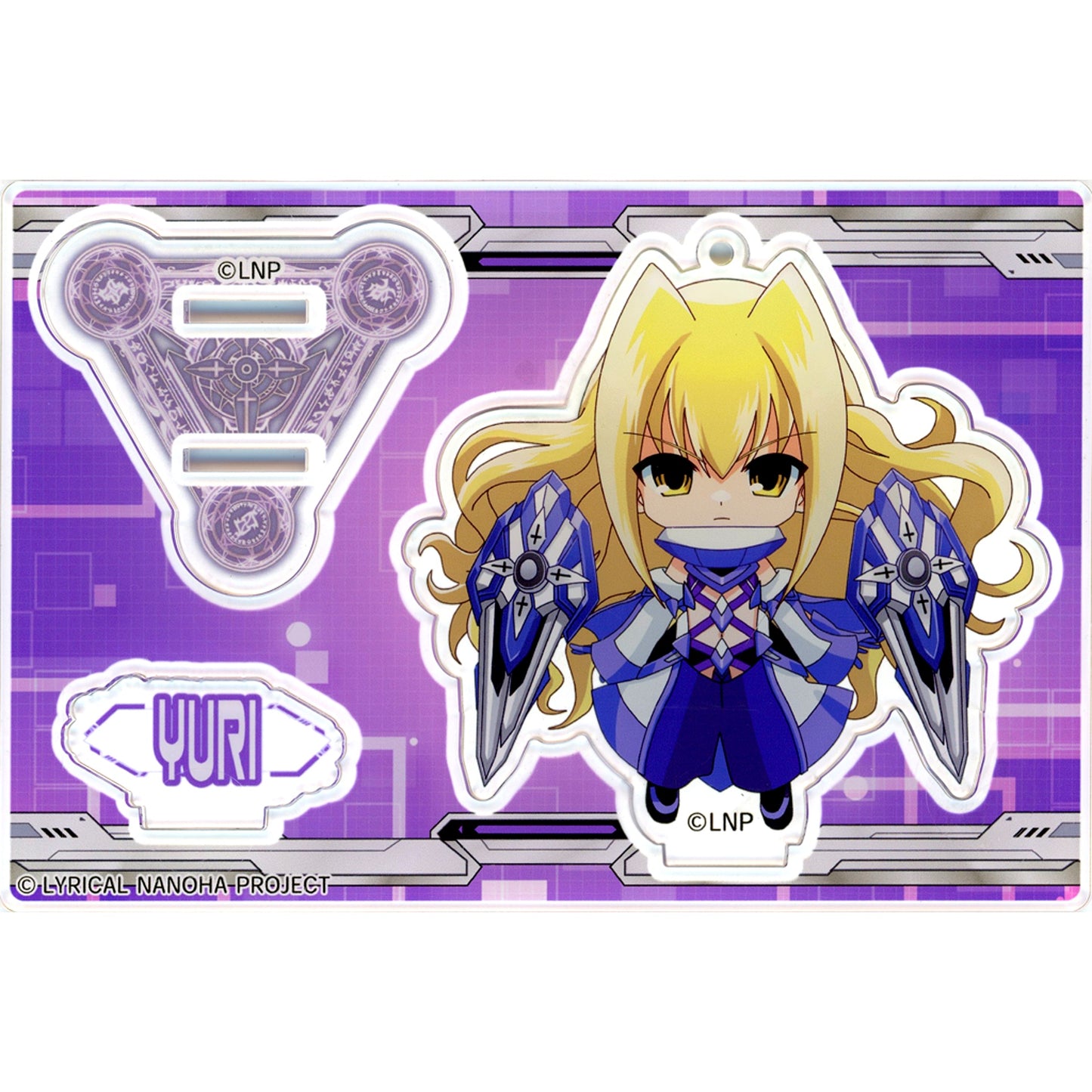 Yuri Illustration Acrylic Stand Keychain Magical Girl Lyrical Nanoha C103 Goods [USED]
