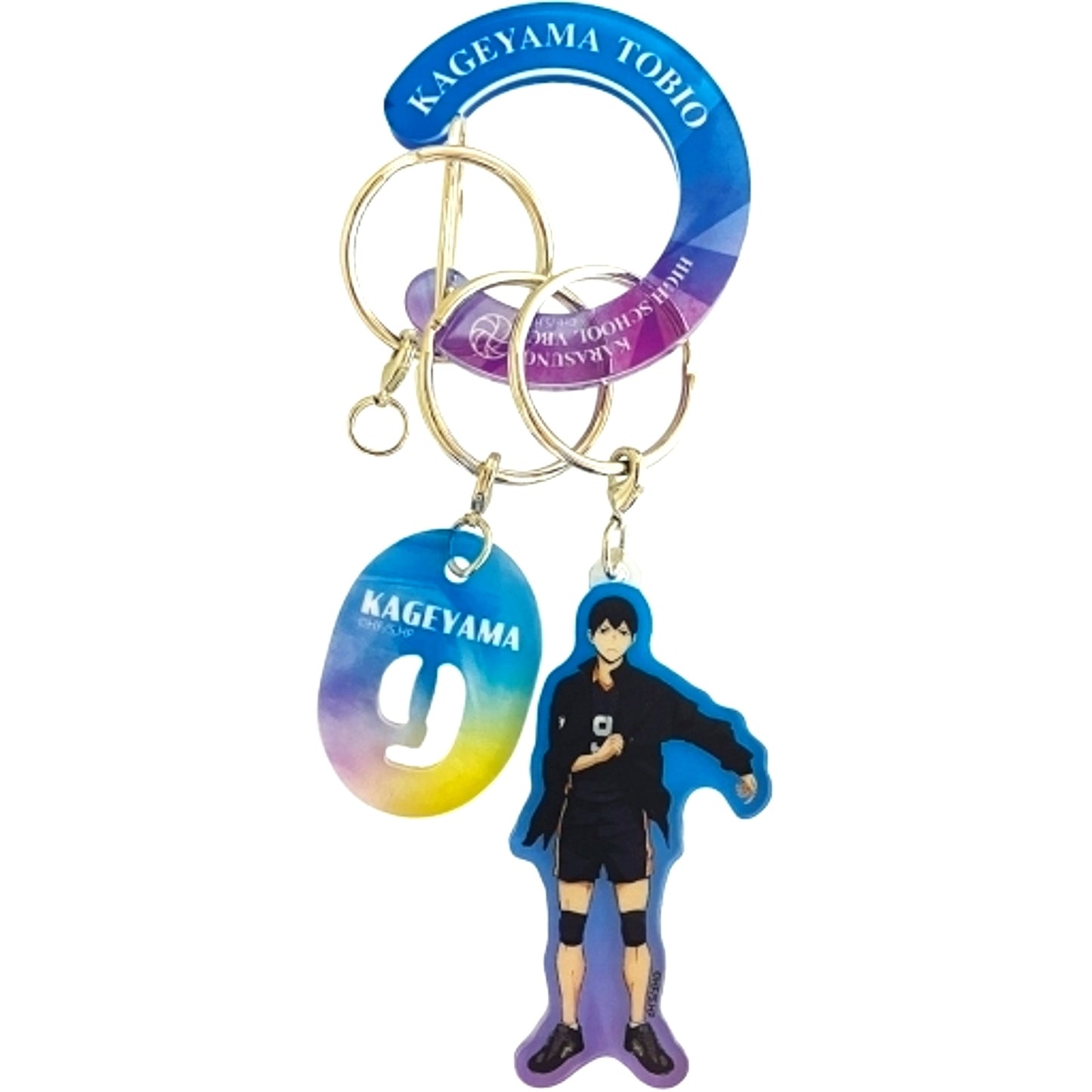 Tobio Kageyama Haikyu!! Acrylic Carabiner Keychain [USED]