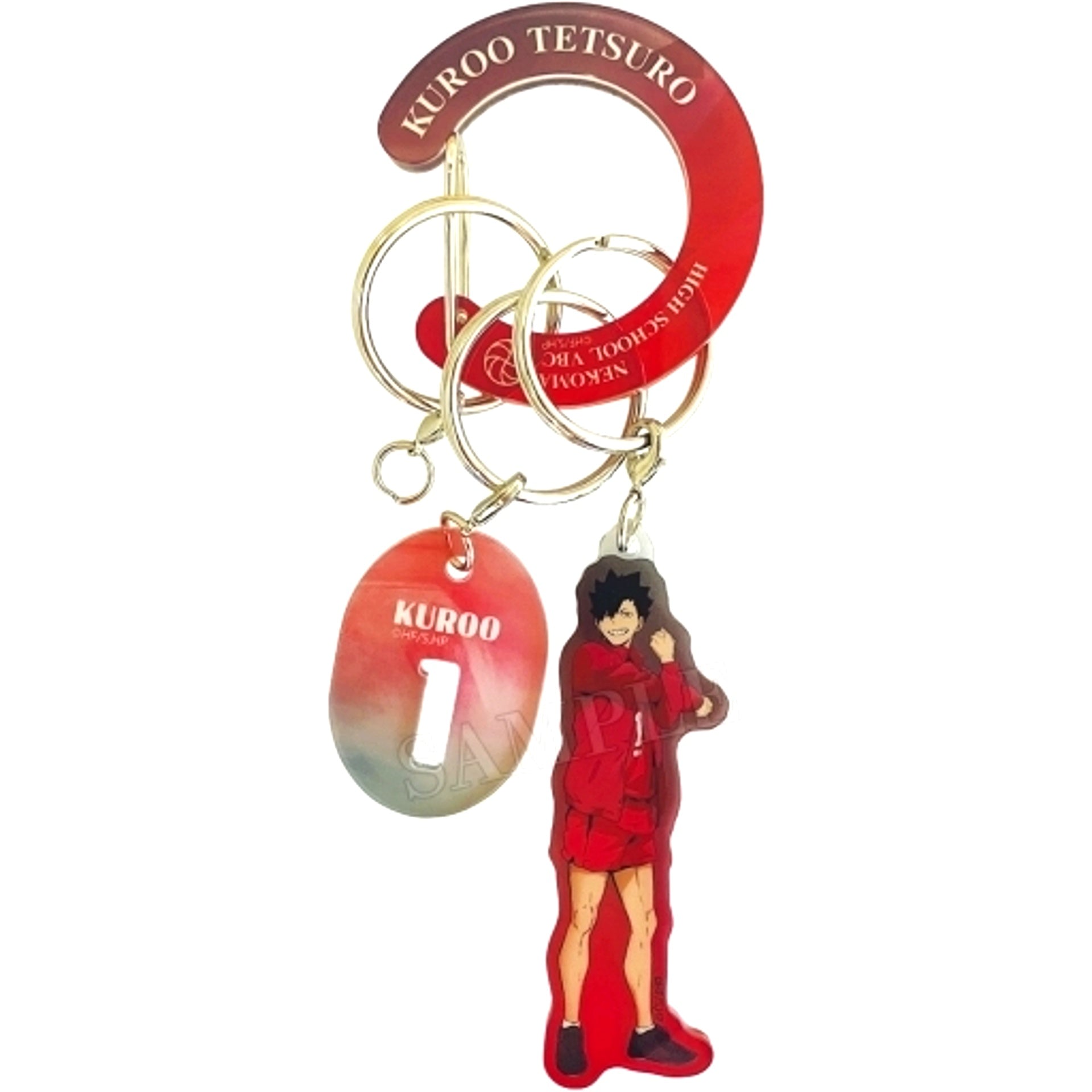 Tetsuro Kuroo Haikyu!! Acrylic Carabiner Keychain [USED]