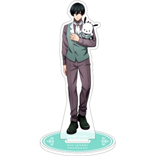 Rin Itoshi x Pochacco 27. Mini Character Illustration Character Acrylic Figure Blue Lock x Sanrio Characters [USED]