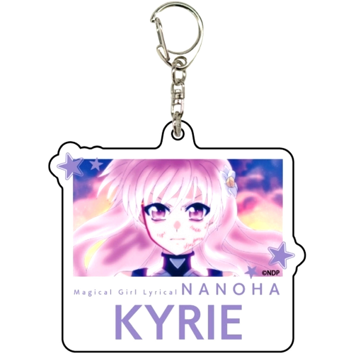 Kyrie Florian 07. Scene Shot Illustration Magical Girl Lyrical Nanoha Detonation Acrylic Keychain [USED]