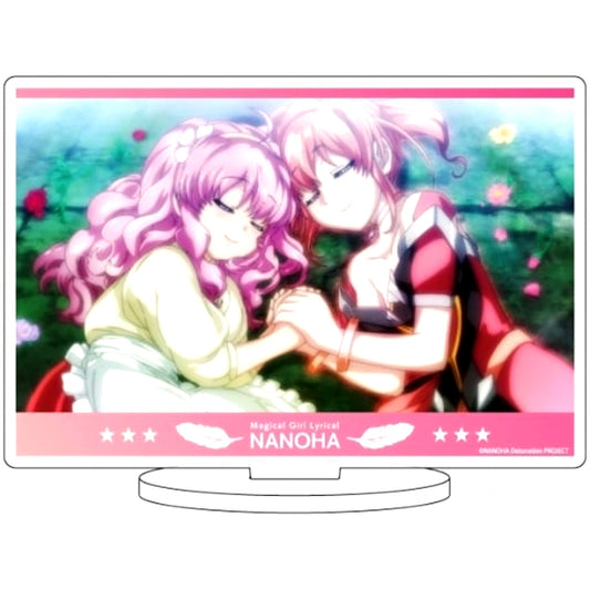 21.B Scene Shot Illustration Acrylic Stand Magical Girl Lyrical Nanoha Detonation [USED]