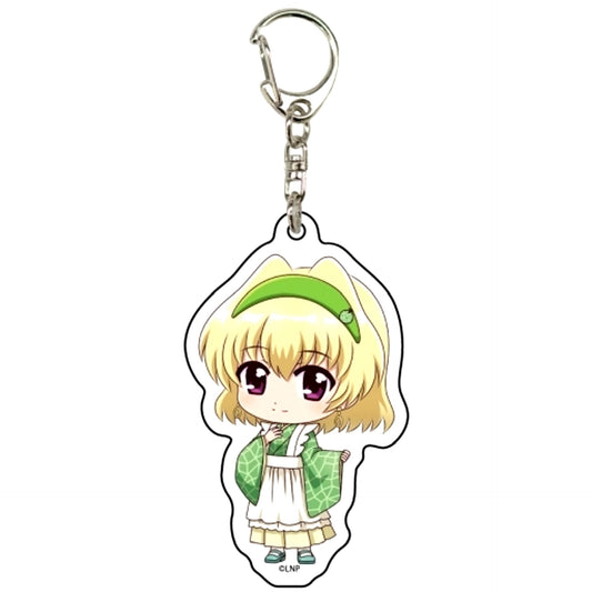 Shamal 08. Fruit Ver. Mini Character Illustration Magical Girl Lyrical Nanoha Series Acrylic Keychain [USED]