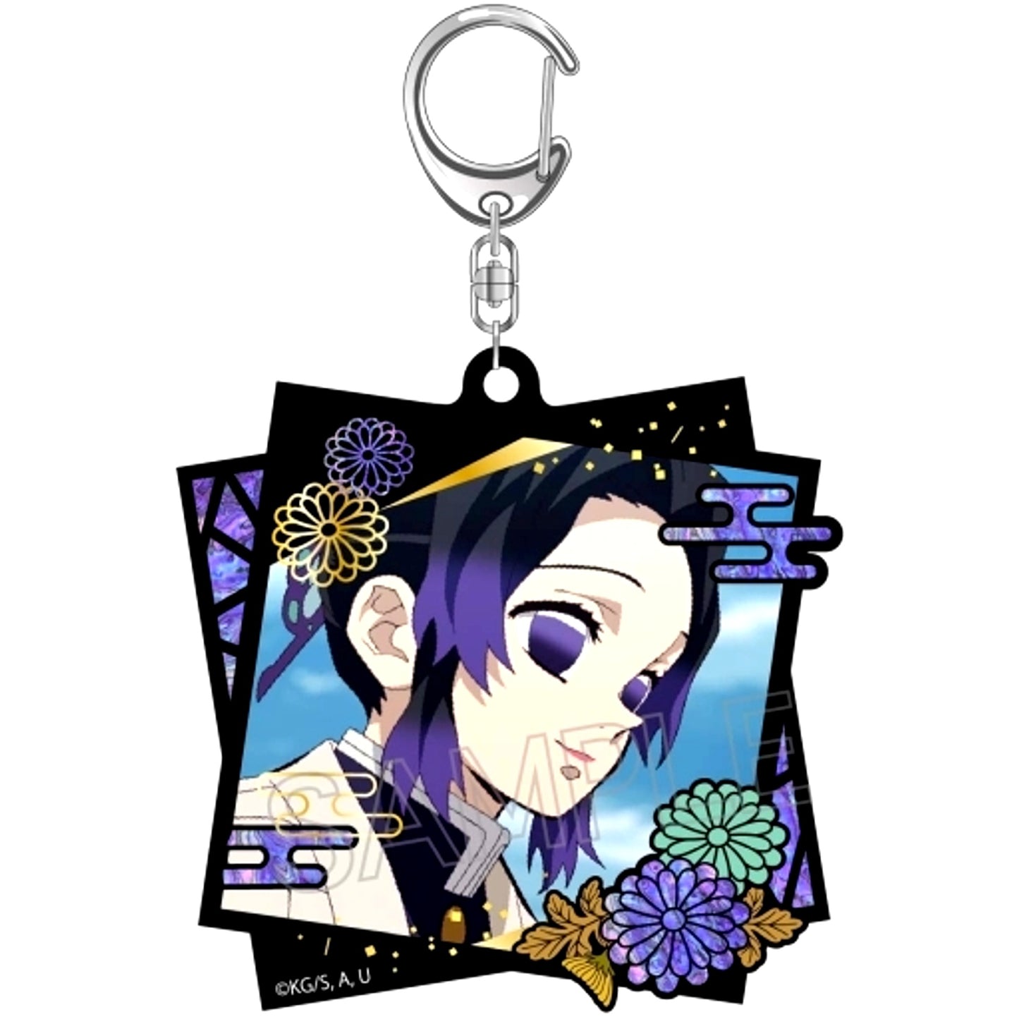 Shinobu Kocho Demon Slayer Raden Style Series Acrylic Keychain Vol 2 [USED]
