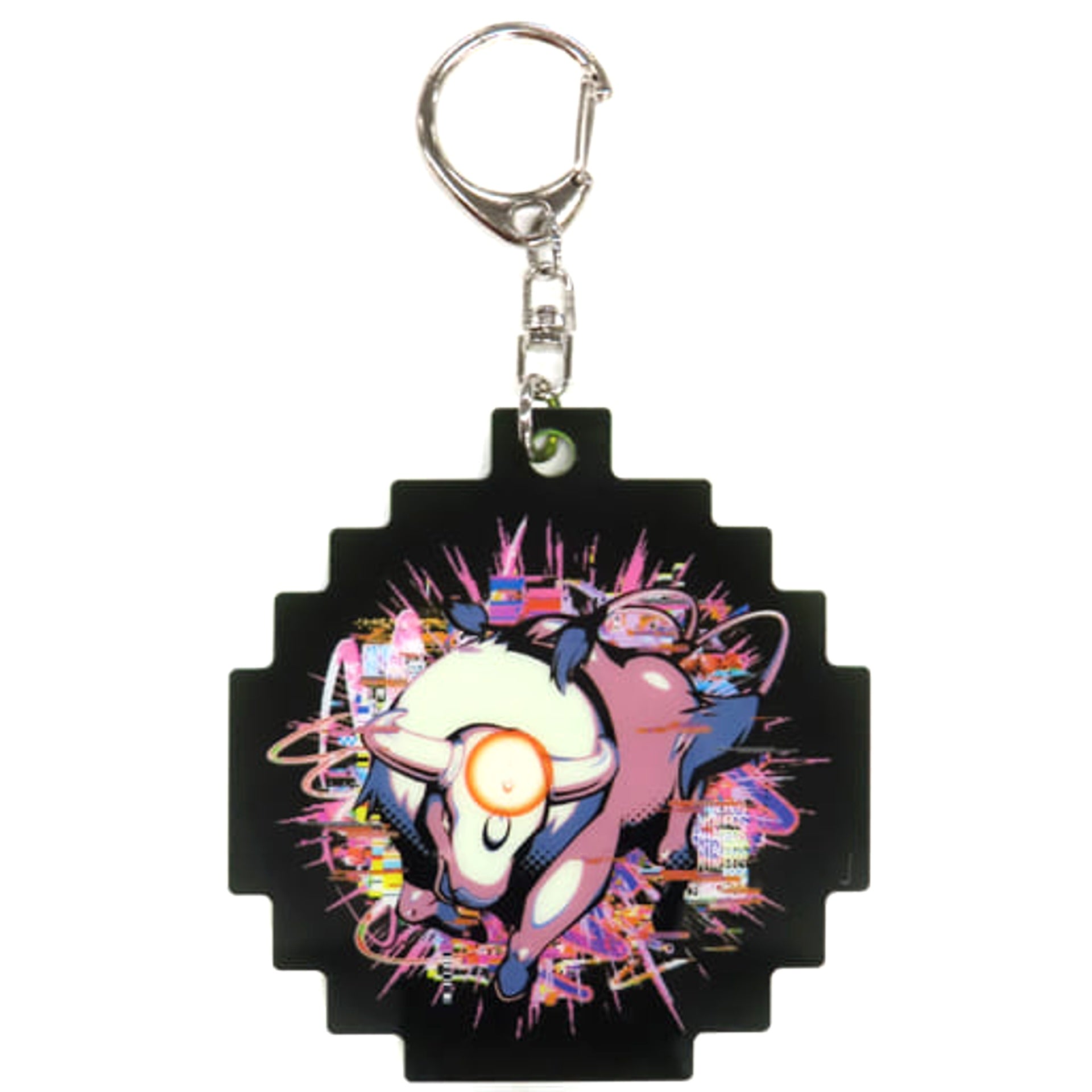 Pokemon Tauros Acrylic Keychain Hyper Beam Pokemon Center Limited Keychains [USED]