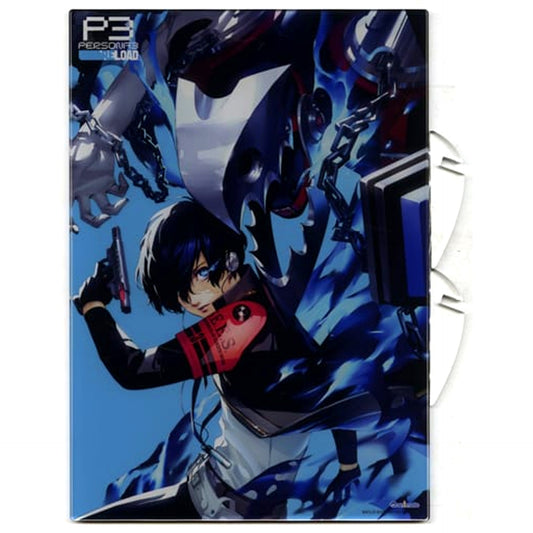 Protagonist and Thanatos Persona 3 Reload PS5 PS4 Software Animate Limited Set Included Bonus A4 Acrylic Panel [USED]