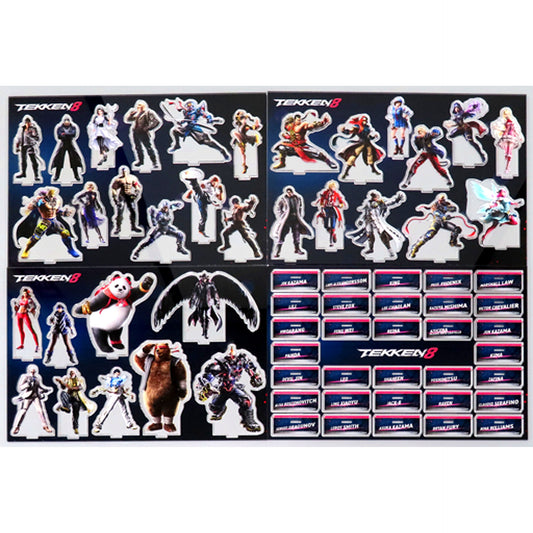 Group Tekken 8 Chara High Model Acrylic Stand 32 Types Single Item PS5 Software Asobi Store Ltd Special Edition Bundle Bonus [USED]