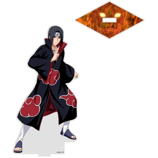 Itachi Uchiha Illustration Acrylic Stand Large Naruto Shippuden [USED]