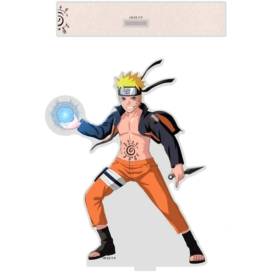Naruto Uzumaki Illustration Acrylic Stand Large Naruto Shippuden [USED]